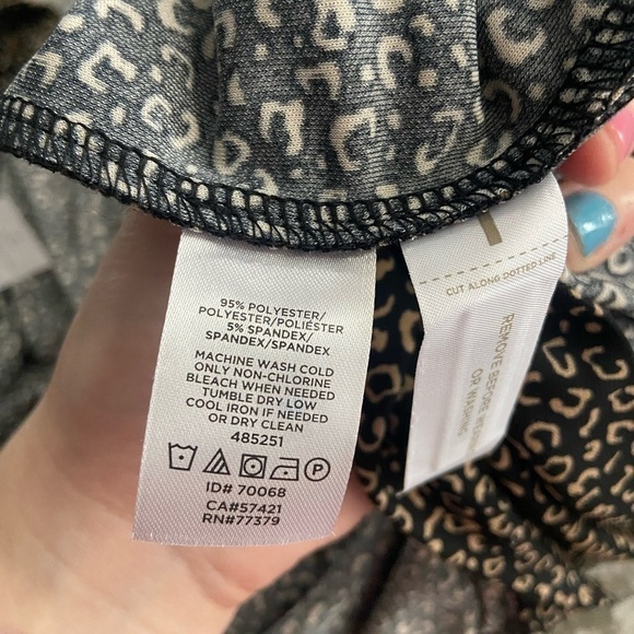 NWT Ann Taylor Animal Print Cheetah Wrap Dress - Picture 11 of 11